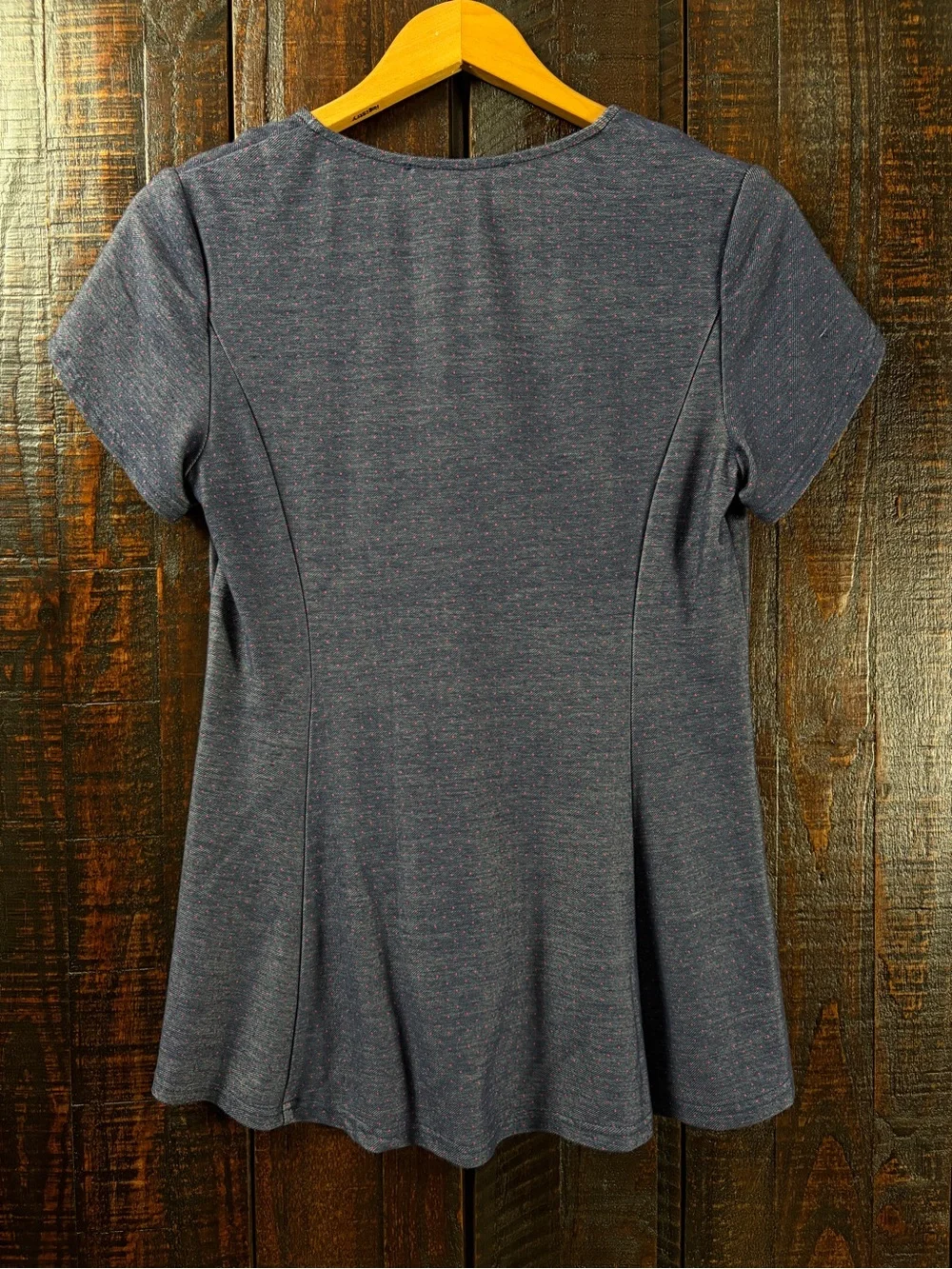 Hutch Tulip Sleeve Mini Dotted Tunic Top Small